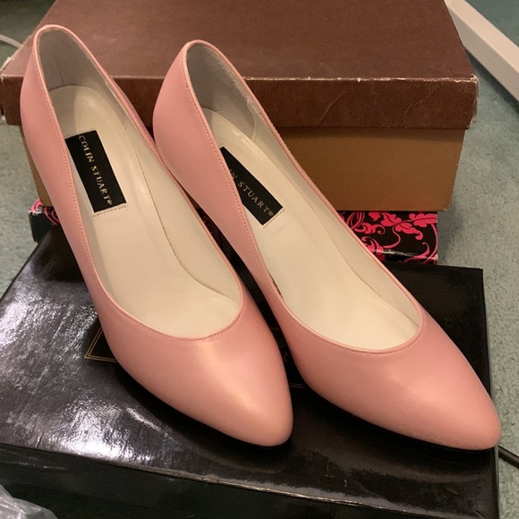 Colin Stuart Pink Pearl pumps - Picture 2 of 13